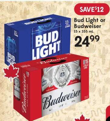 Bud Light or Budweiser