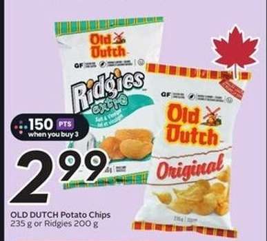OLD DUTCH POTATO CHIPS
