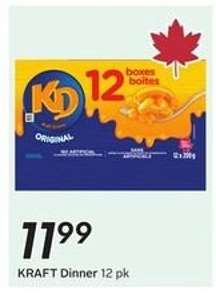 KRAFT Dinner 12 pk
