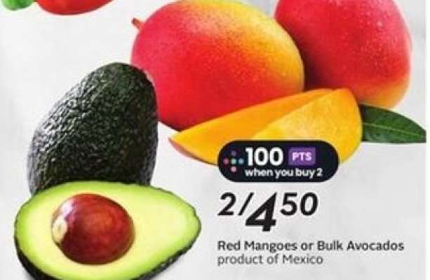 Red Mangoes or Bulk Avocados
