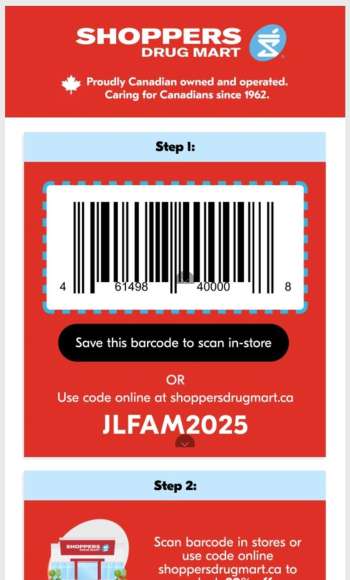 Shoppers Drug Mart Flyer - July 08, 2025 - July 09, 2025.