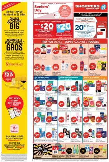 Shoppers Drug Mart Flyer - July 05, 2025 - July 10, 2025.