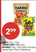 HARIBO, CARNABY SWEET, MAYNARDS