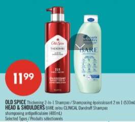 OLD SPICE THICKENING 2-IN-1 SHAMPOO