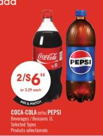 COCA-COLA or/ou PEPSI