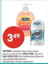 SOFTSOAP Liquid Hand Soap / SPEED STICK