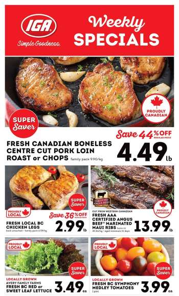 IGA Simple Goodness Flyer - July 04, 2025 - July 10, 2025.