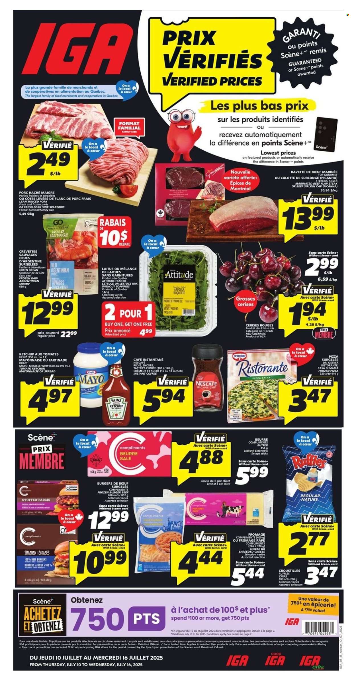 IGA flyer - July 10, 2025 - July 16, 2025. Page 1