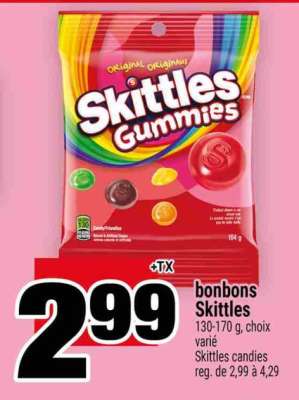 bonbons Skittles