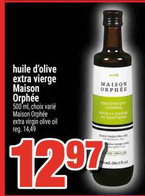 Huile d'Olive Extra Vierge Maison Orphée
