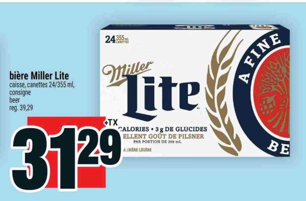 bière Miller Lite