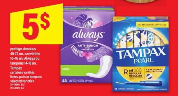 Always ou Tampax