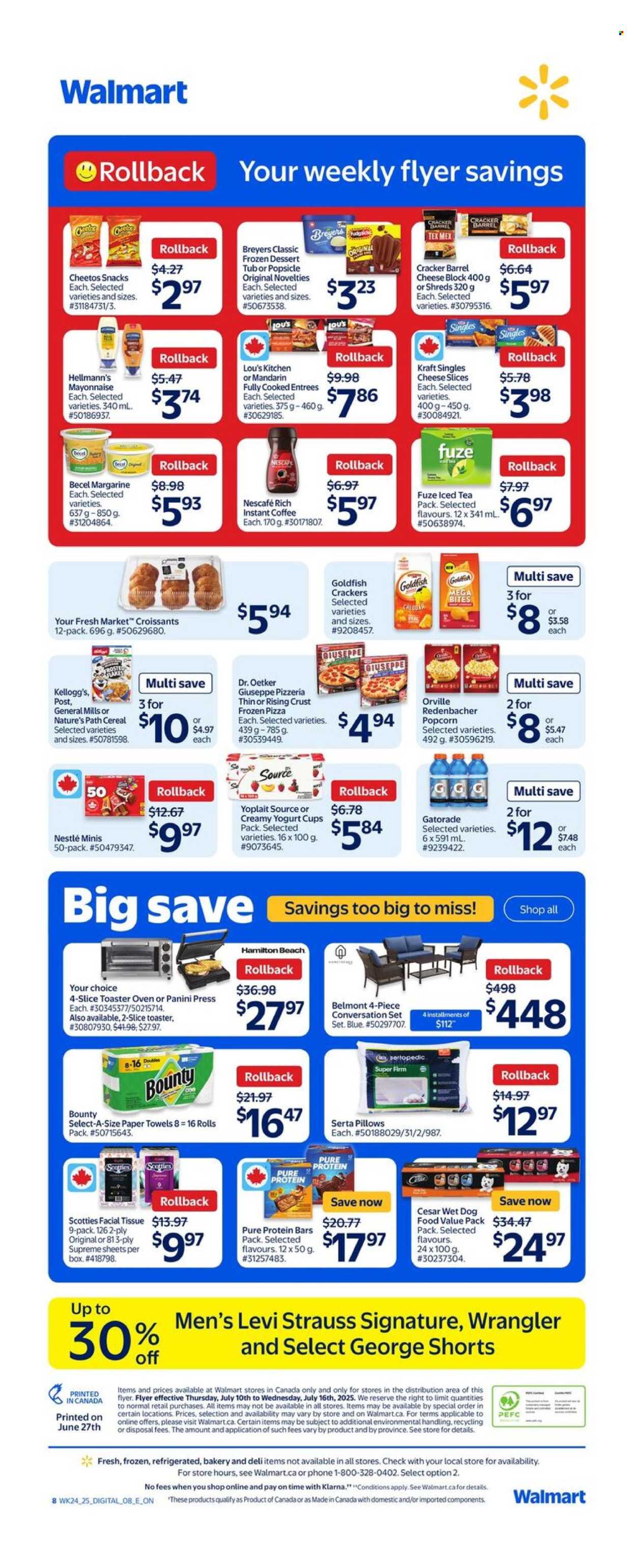 Walmart flyer - July 10, 2025 - July 16, 2025. Page 2