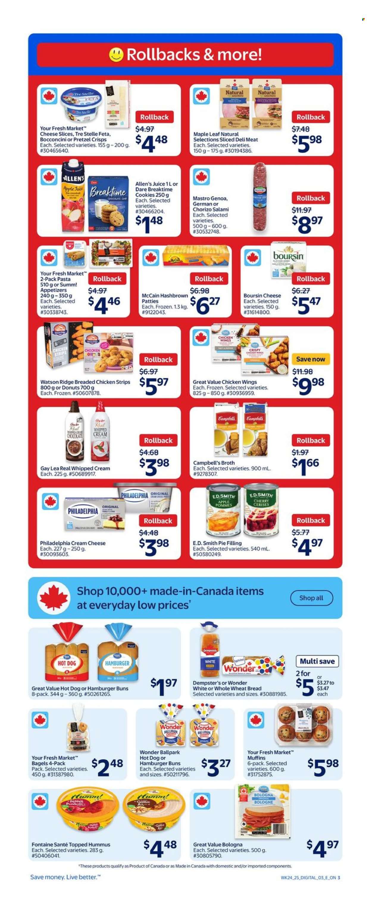 Walmart flyer - July 10, 2025 - July 16, 2025. Page 4