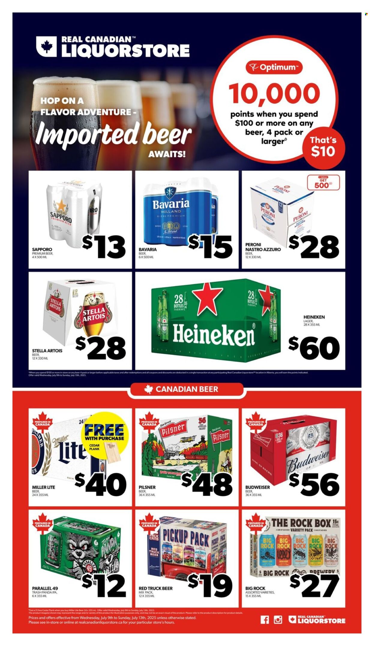 Real Canadian Liquorstore flyer - July 09, 2025 - July 13, 2025. Page 1
