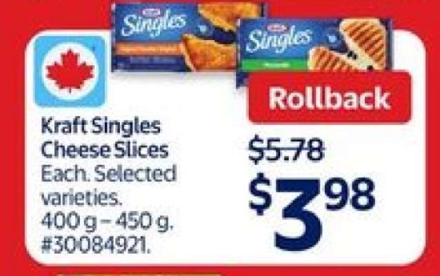 Kraft Singles Cheese Slices