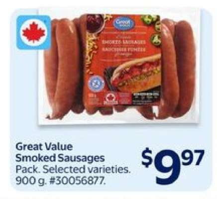 Great Value Smoked Sausages