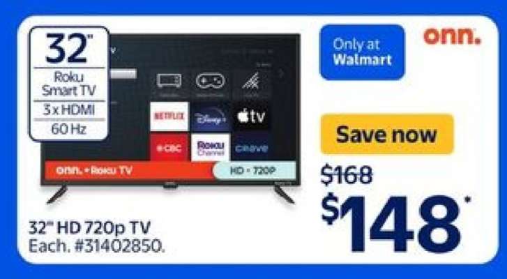 32" HD 720p TV
