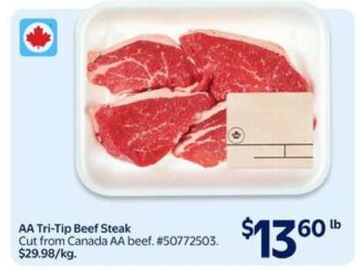 AA Tri-Tip Beef Steak