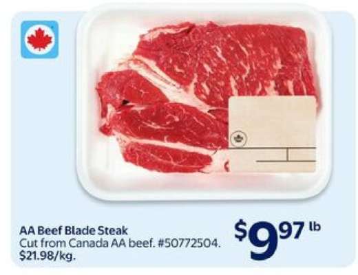 AA Beef Blade Steak