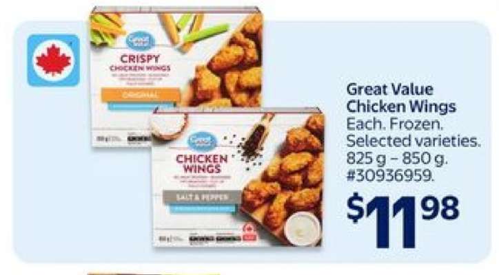 Great Value Chicken Wings
