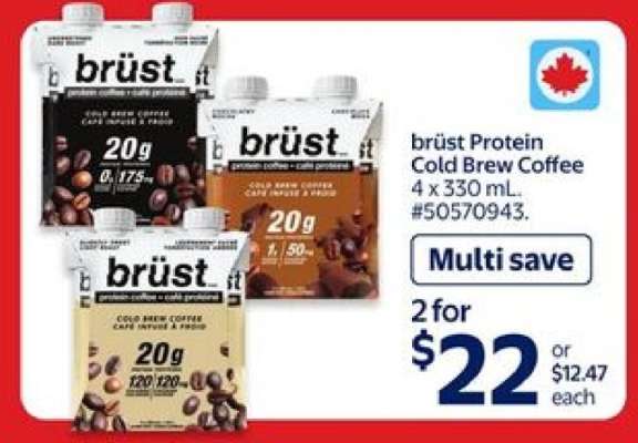 Brüst Protein Cold Brew Coffee
