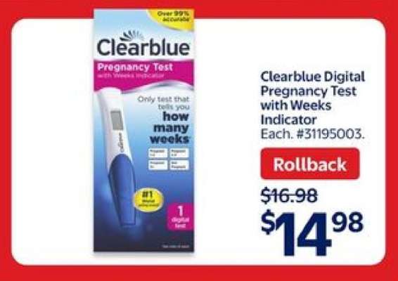 Clearblue Digital Pregnancy Test with Weeks Indicator