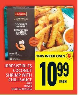 IRRESISTIBLES COCONUT SHRIMP WITH CHILI SAUCE