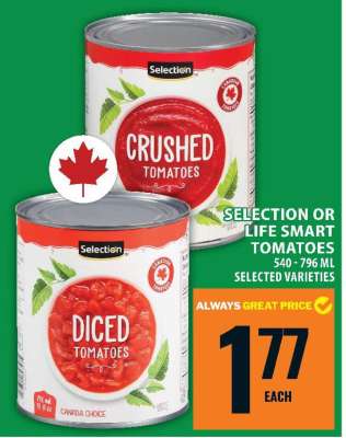 SELECTION OR LIFE SMART TOMATOES