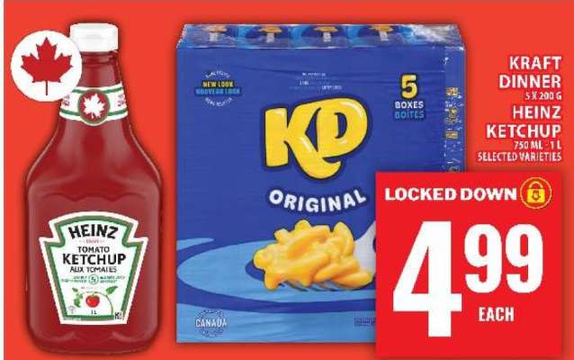 Kraft Dinner / Heinz Ketchup
