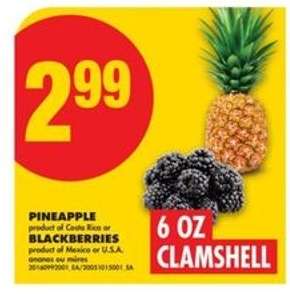 PINEAPPLE or BLACKBERRIES