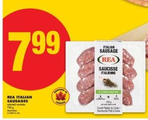 REA ITALIAN SAUSAGES