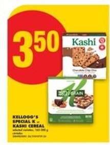 Kellogg's Special K – Kashi Cereal