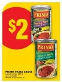PRIMO PASTA SAUCE