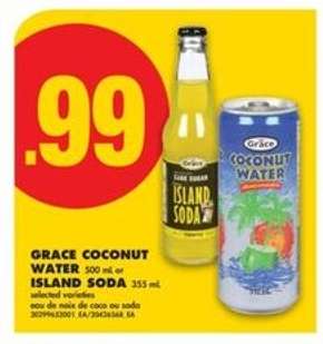 GRACE COCONUT WATER or ISLAND SODA