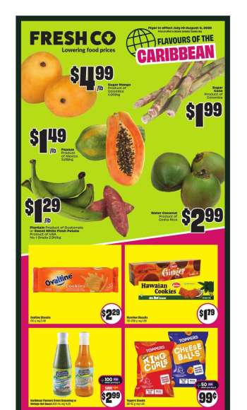 FreshCo. Flyer - July 10, 2025 - August 06, 2025.
