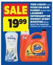 Tide Liquid, Pods or Gain Flings