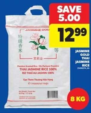 JASMINE GOLD THAI JASMINE RICE