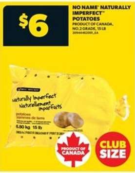 NO NAME® NATURALLY IMPERFECT™ POTATOES