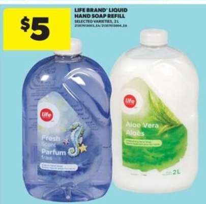 LIFE BRAND LIQUID HAND SOAP REFILL