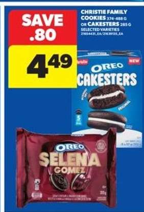 Christie Family Cookies or Cakesters