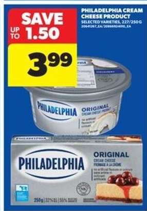 PHILADELPHIA CREAM CHEESE PRODUCT