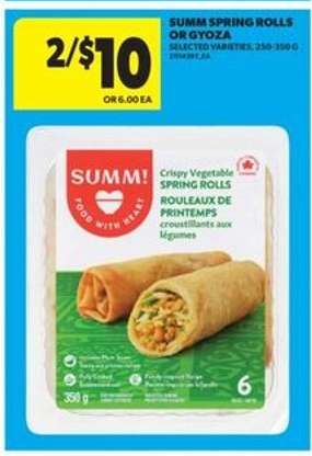 SUMM Spring Rolls or Gyoza