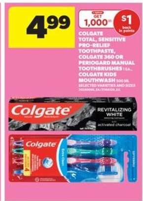 Colgate Products