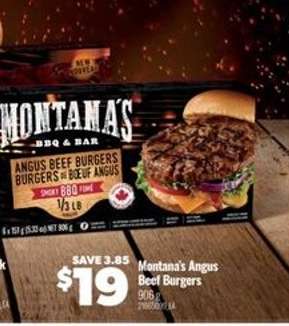 Montana's Angus Beef Burgers