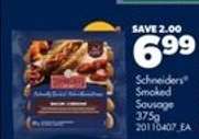 Schneiders Smoked Sausage