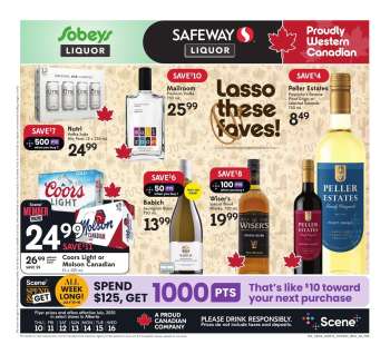 Sobeys Liquor Flyer - July 10, 2025 - July 16, 2025.