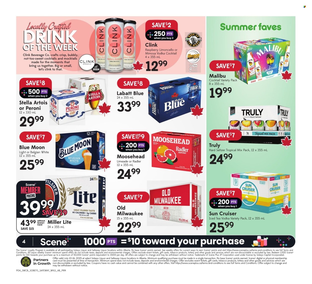 Sobeys Liquor flyer - July 10, 2025 - July 16, 2025. Page 4