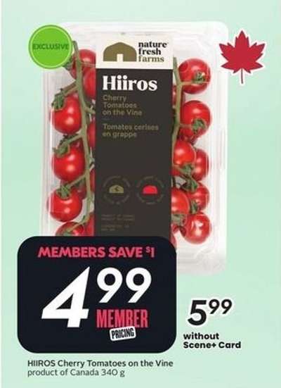 HIIRIOS Cherry Tomatoes on the Vine