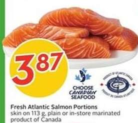 FRESH ATLANTIC SALMON PORTIONS